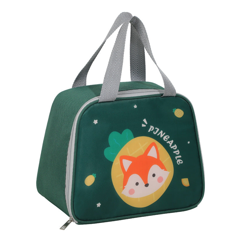 Insulated Lunch Bag with Avocado Design