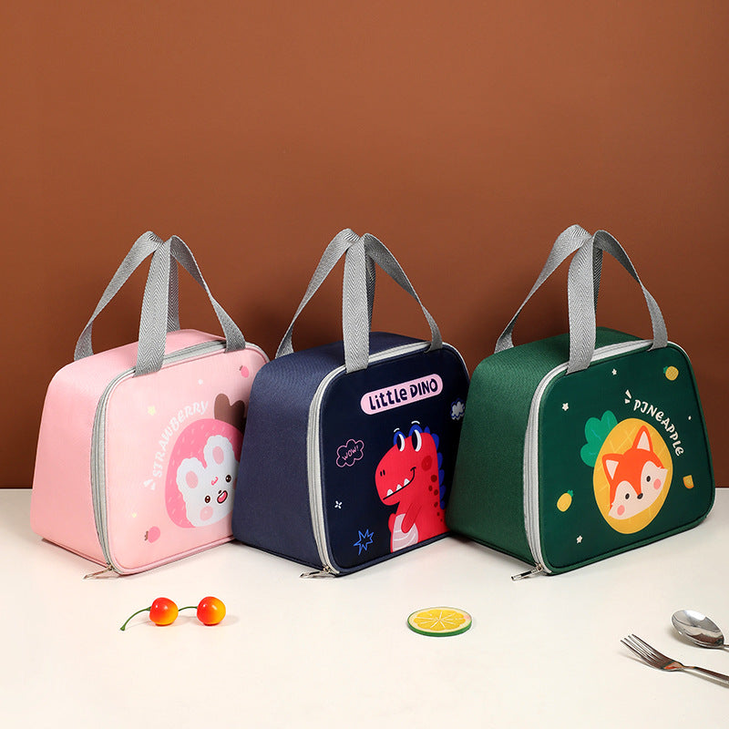 Insulated Lunch Bag with Avocado Design