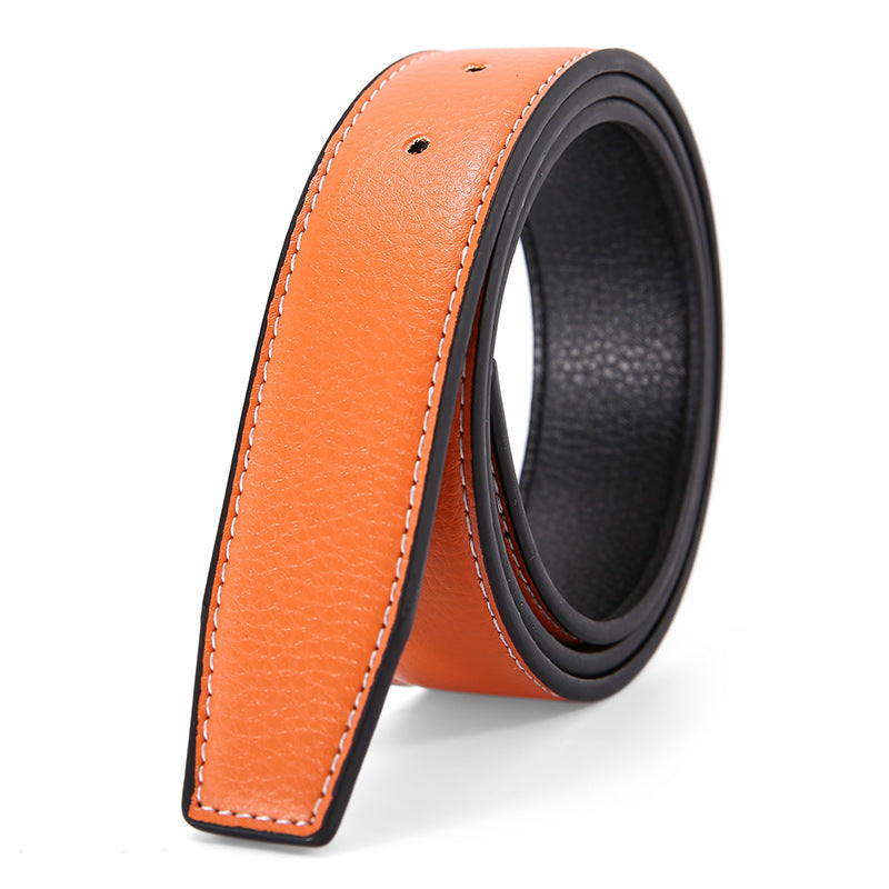 Interchangeable Leather Belt Strap