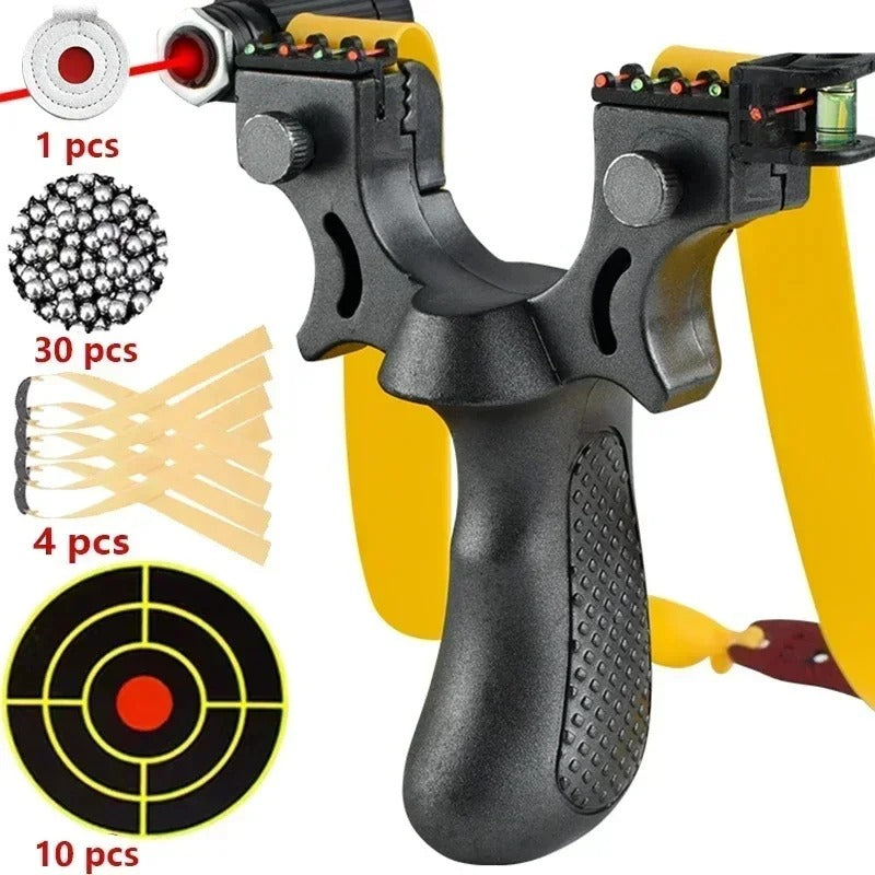 Kestrel Aim Slingshot | Laser, Level & Anti-Slip Grip