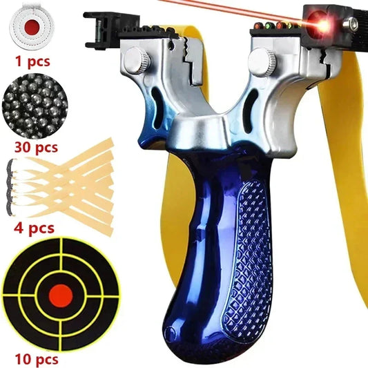 Kestrel Aim Slingshot | Laser, Level & Anti-Slip Grip
