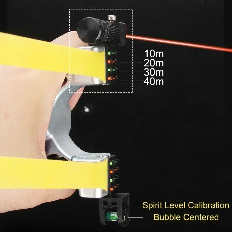 Kestrel Aim Slingshot | Laser, Level & Anti-Slip Grip