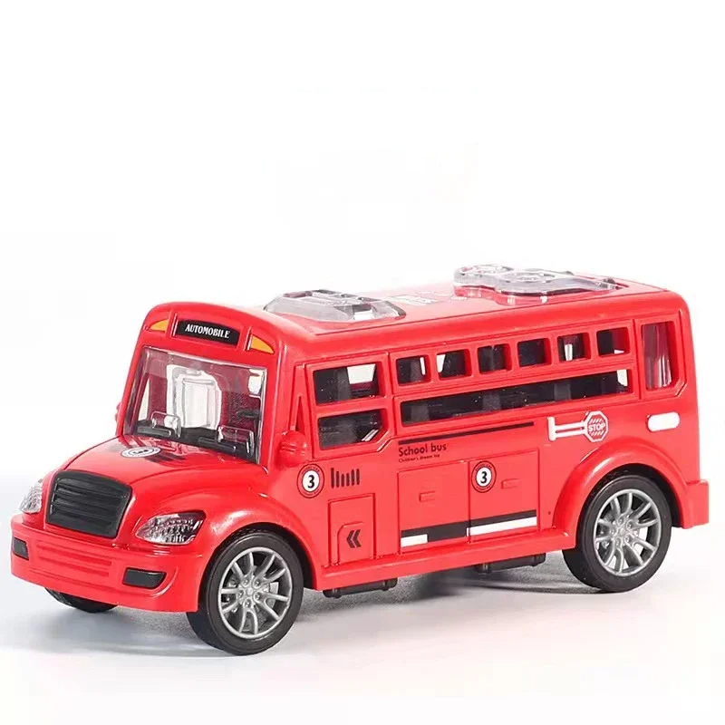 Kids' Educational School Bus Toy Car