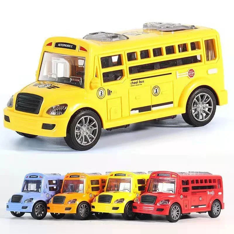 Kids' Educational School Bus Toy Car