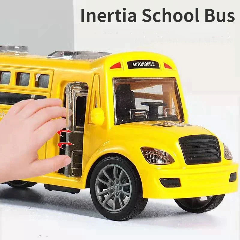 Kids' Educational School Bus Toy Car