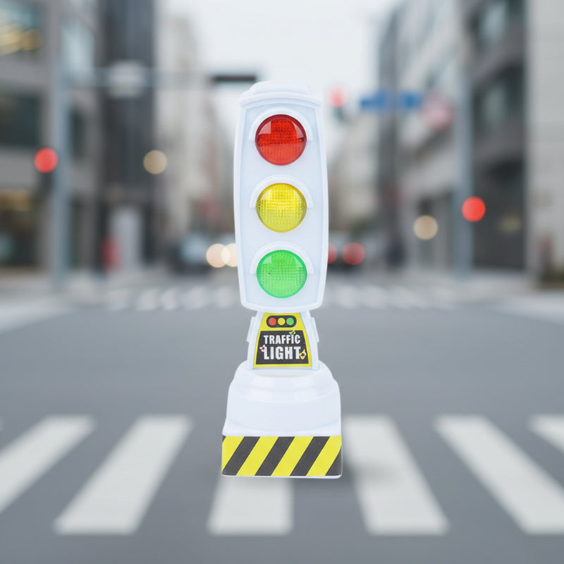 Kids' Educational Traffic Signal & Vehicle Toy Set