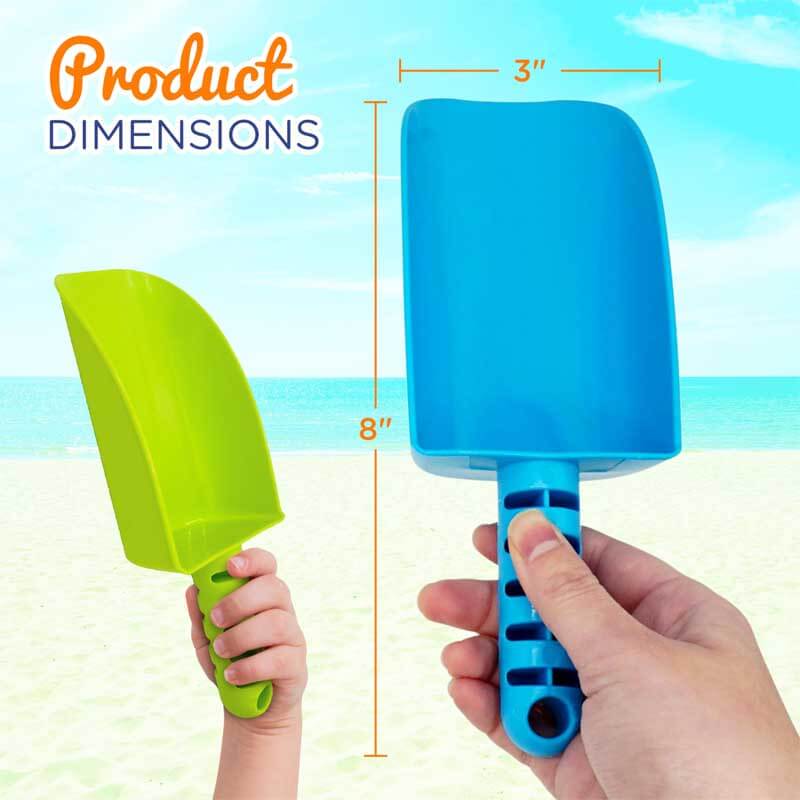 Kids' Heavy-Duty Plastic Sand Shovels (24-Pack)