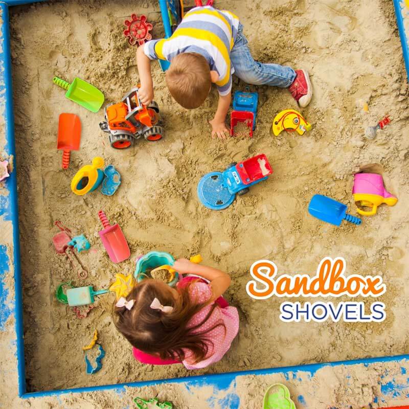 Kids' Heavy-Duty Plastic Sand Shovels (24-Pack)