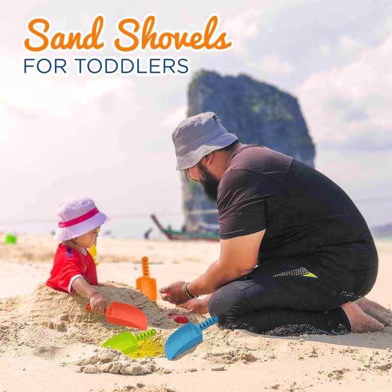 Kids' Heavy-Duty Plastic Sand Shovels (24-Pack)