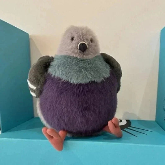 KISSPIGEON – Fluffy Pigeon Plush Toy for Cuddling and Comfort