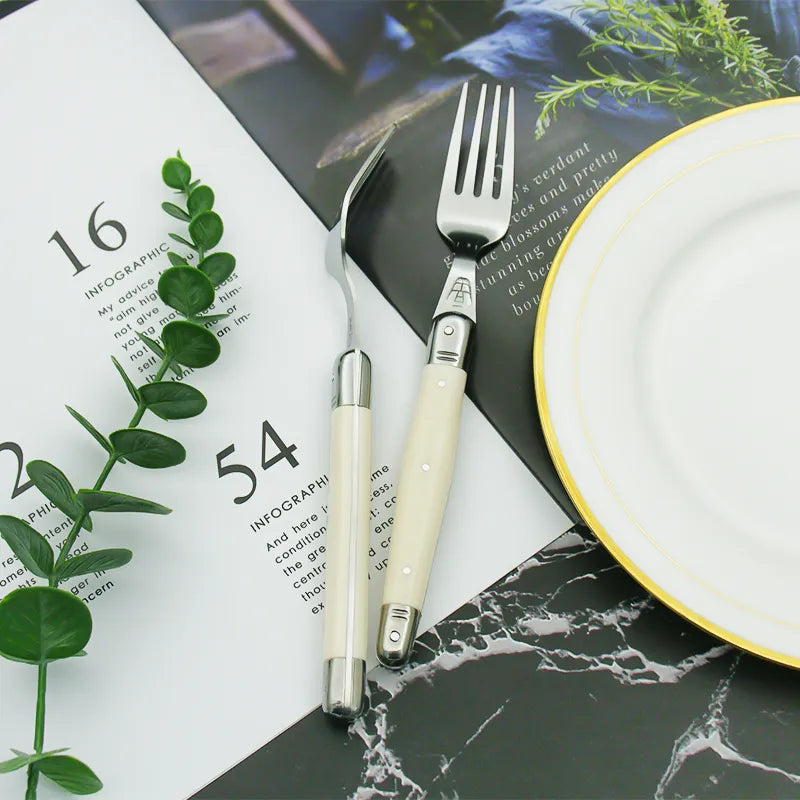 Laguiole Cutlery Set in Ivory