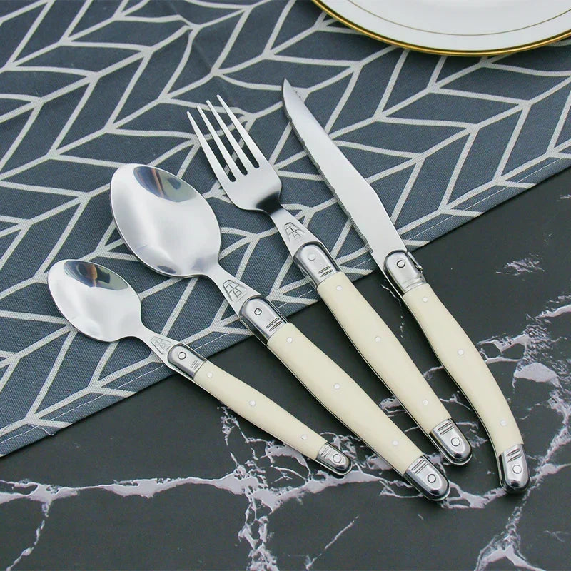 Laguiole Cutlery Set in Ivory