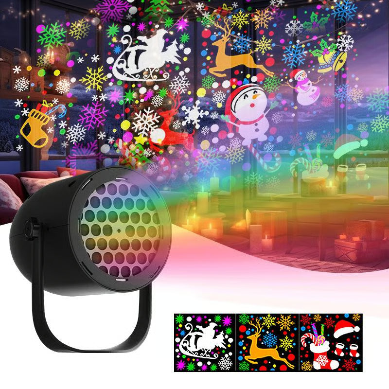 LED Christmas Projection Lamp with 16 Patterns