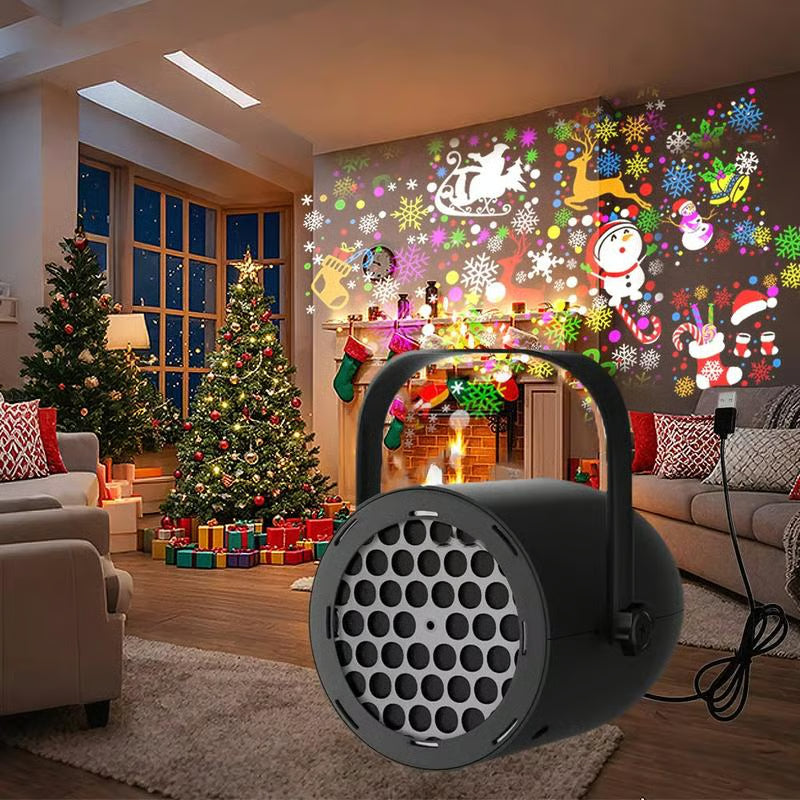 LED Christmas Projection Lamp with 16 Patterns