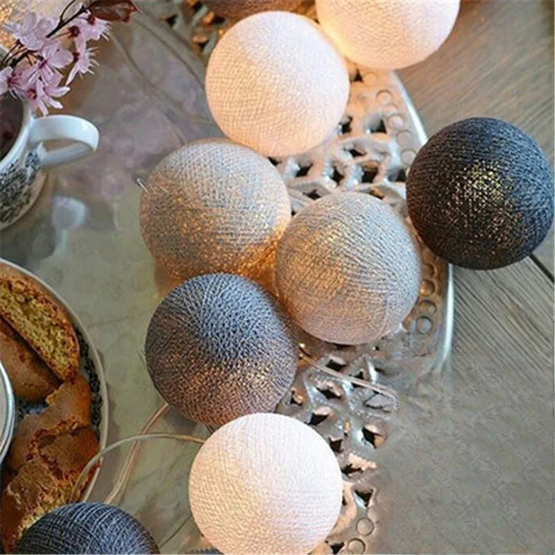 LED Cotton Thread Lanterns