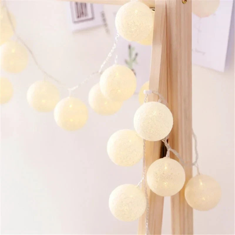 LED Cotton Thread Lanterns