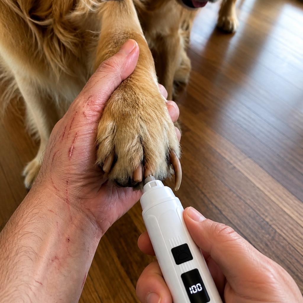 LED Display Pet Nail Grinder