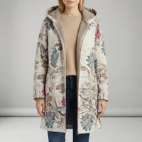 Long Fitted Hooded Jacket