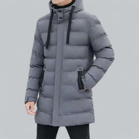 Longline Padded Winter Parka Coat