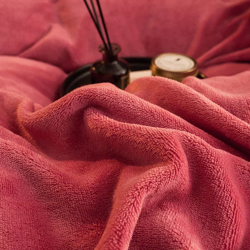 Luxurious Velvet Fleece Duvet Cover Set - PlushHaven