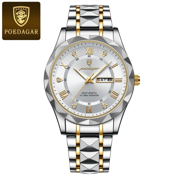 Luxury Waterproof Men's Watch from a Premium Brand with Luminous Function