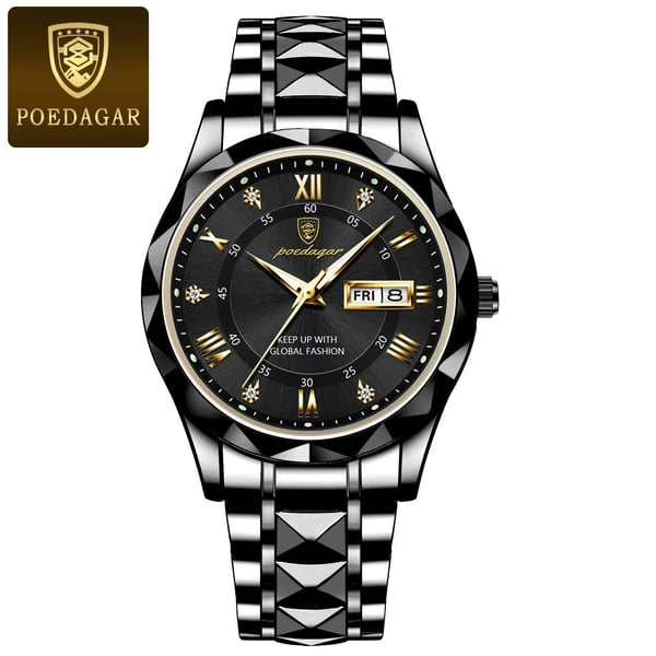 Luxury Waterproof Men's Watch from a Premium Brand with Luminous Function