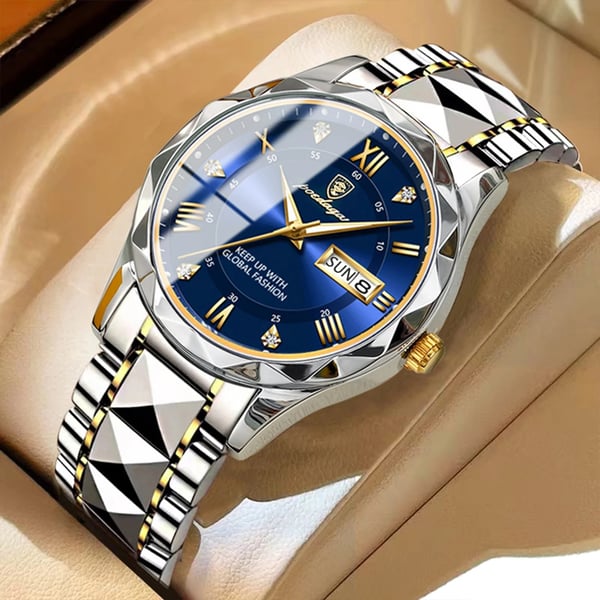 Luxury Waterproof Men's Watch from a Premium Brand with Luminous Function