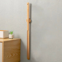 Wooden Shoehorn with Magnetic Holder - Long Handle