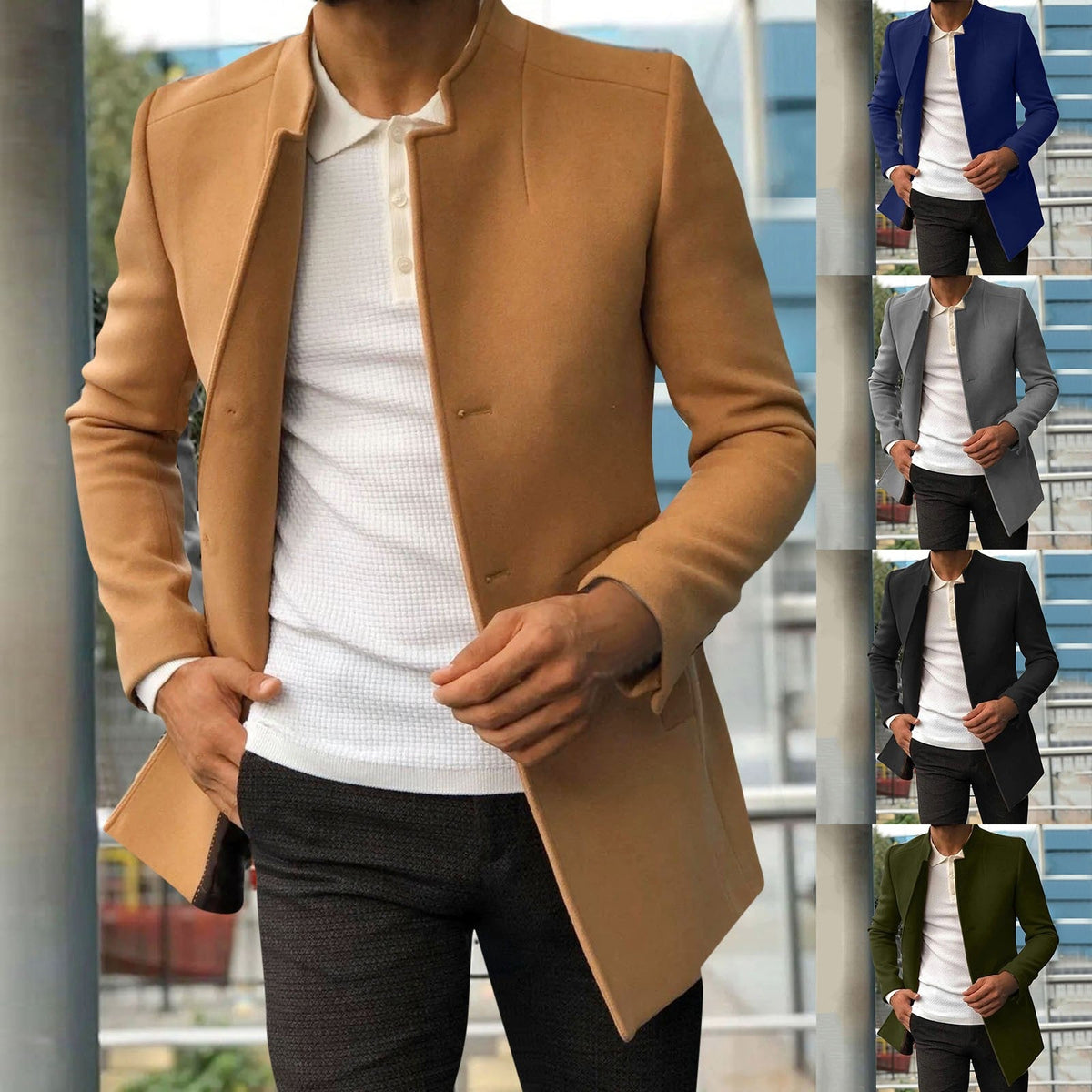 Men's Autumn/Winter Wool Coat