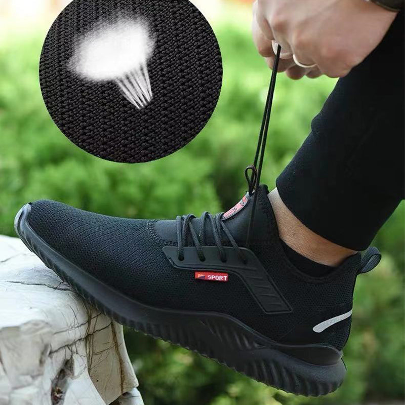 Men's Black Safety Shoes
