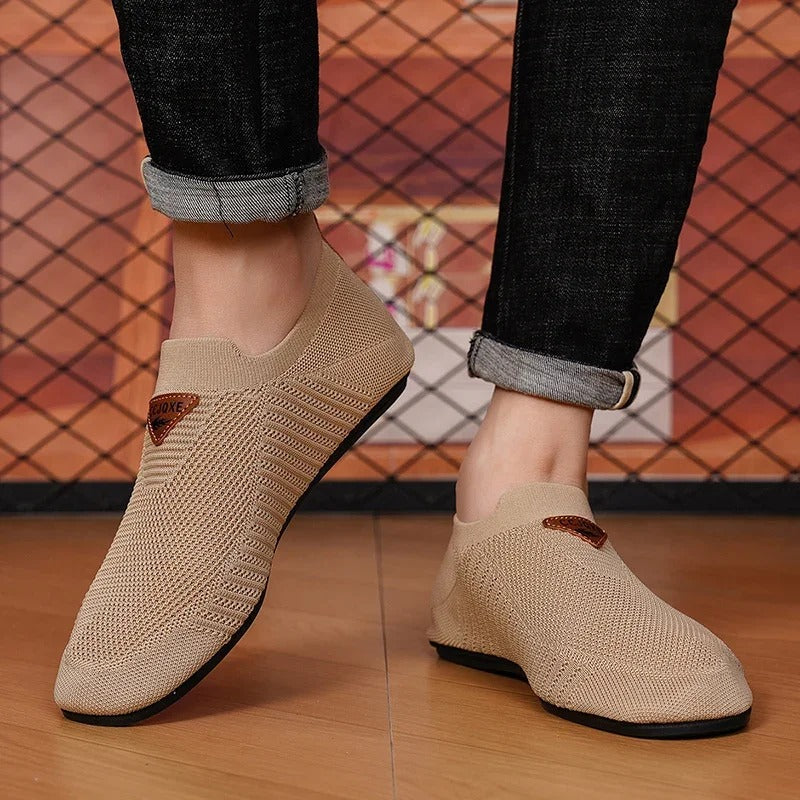 Men's Breathable Knit Comfort Slip-On Shoes
