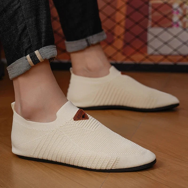 Men's Breathable Knit Comfort Slip-On Shoes