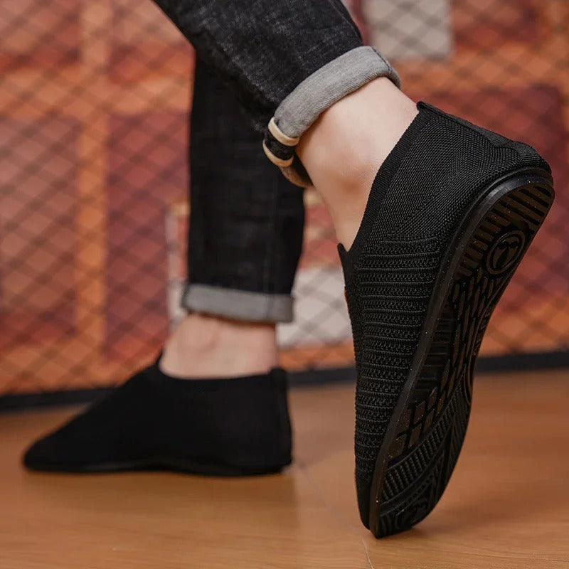 Men's Breathable Knit Comfort Slip-On Shoes