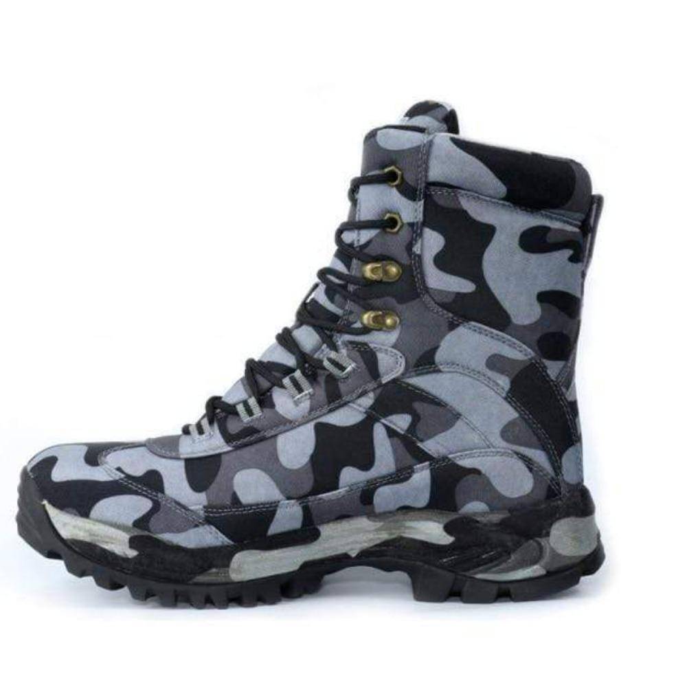 Men's Camo Tactical Water-Resistant Hiking Boots