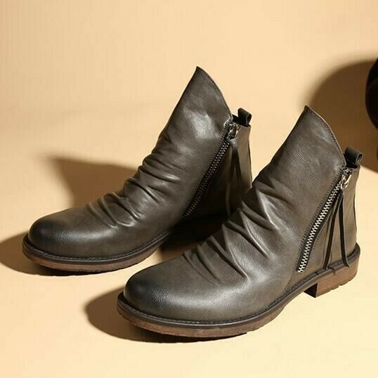 Men's Casual Leather Boots