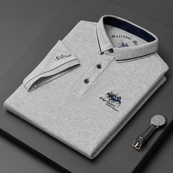 Men's Classic Collar Short Sleeve Polo Shirt