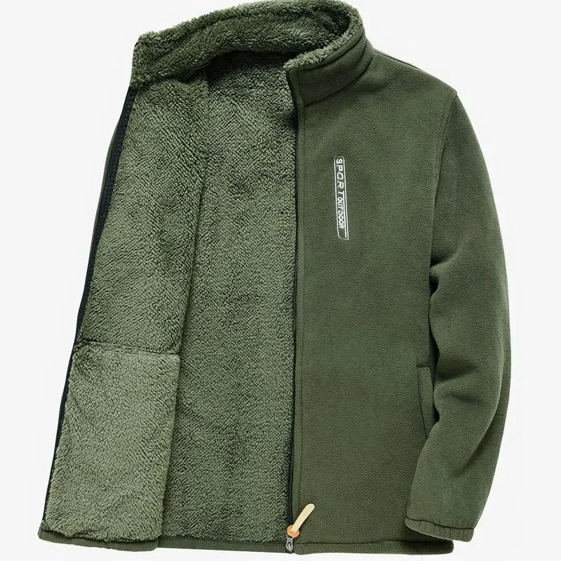 Men's Fleece-Lined Zip Jacket