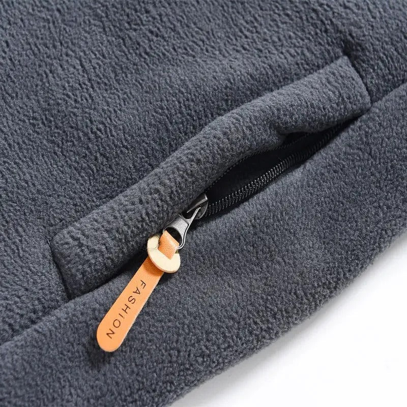 Men's Fleece-Lined Zip Jacket