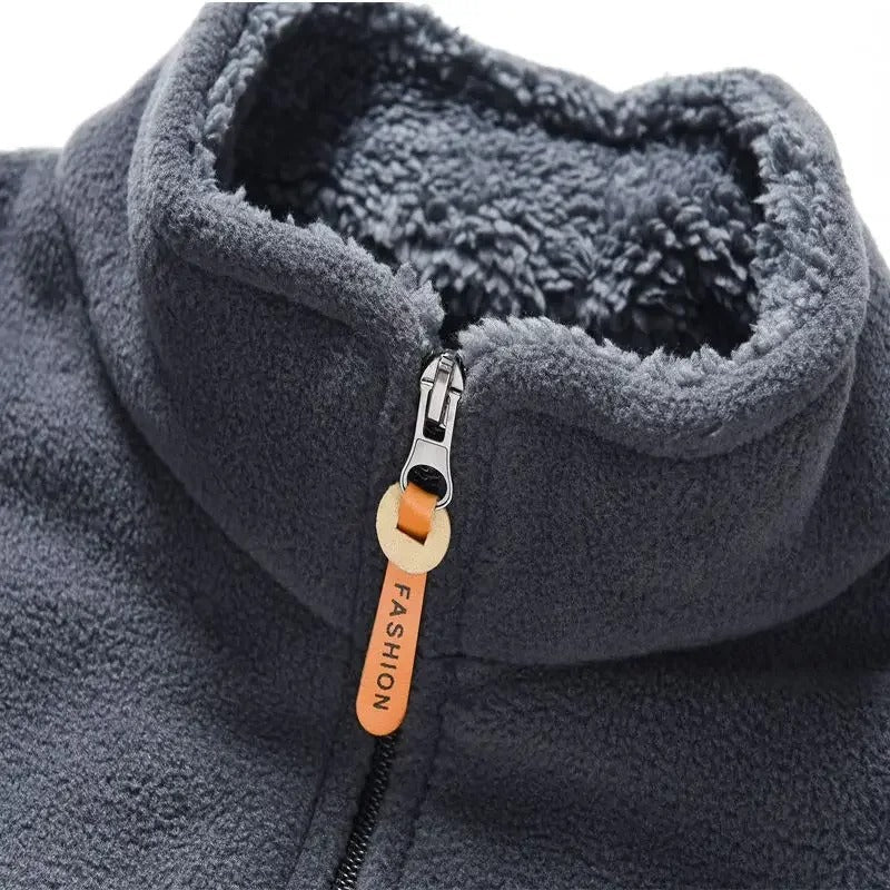Men's Fleece-Lined Zip Jacket