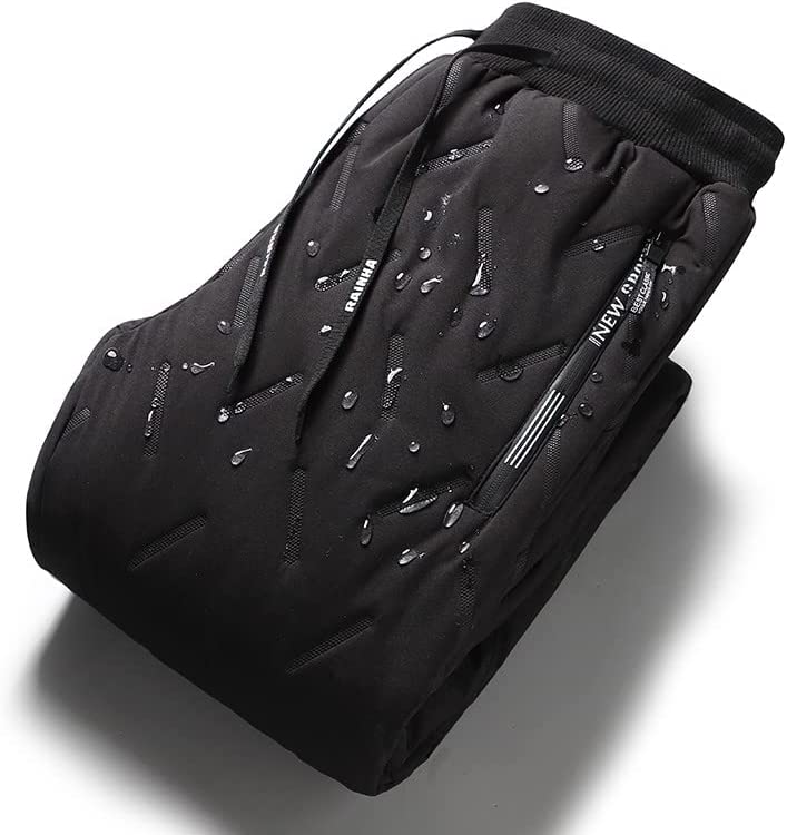 Men's Insulated Waterproof Polyester Blend Winter Pants