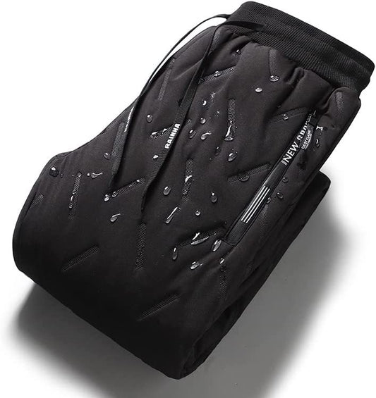 Men's Insulated Waterproof Polyester Blend Winter Pants