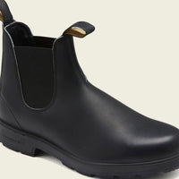 Men's Leather Pull-Tab Slip-On Chelsea Boots