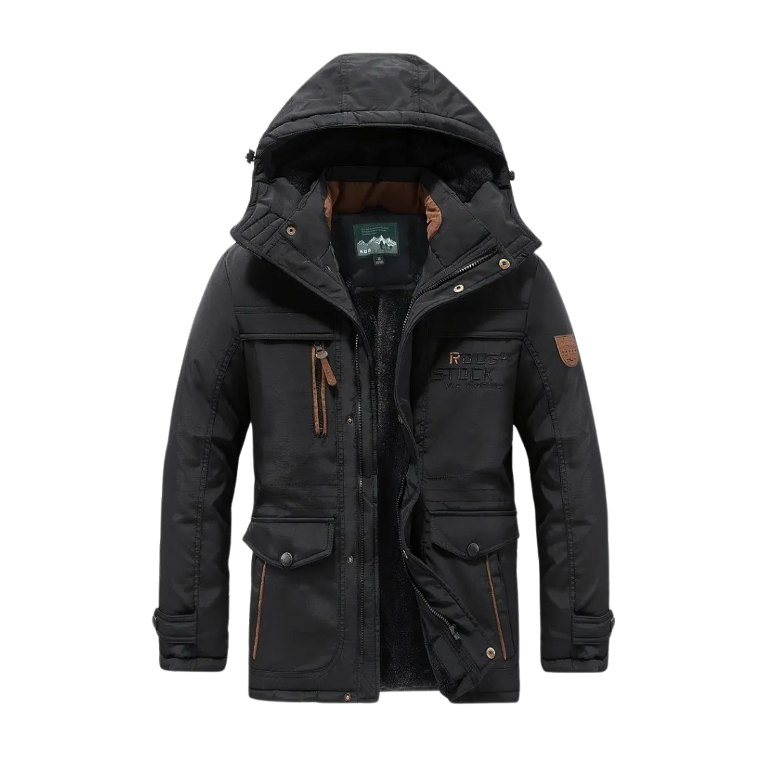 Men's Lined Outdoor Jacket | Waterproof & Windproof