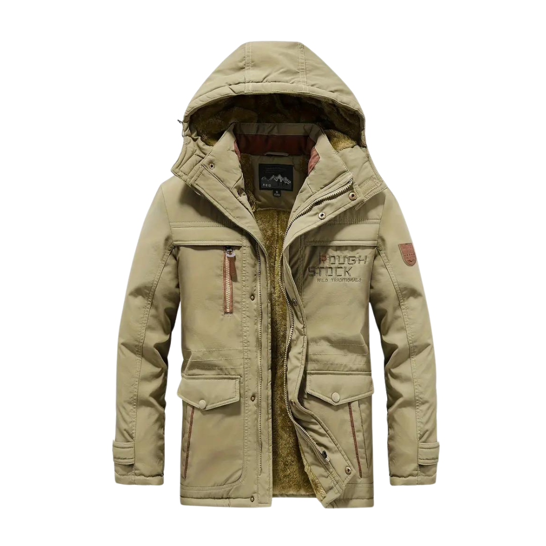 Men's Lined Outdoor Jacket | Waterproof & Windproof