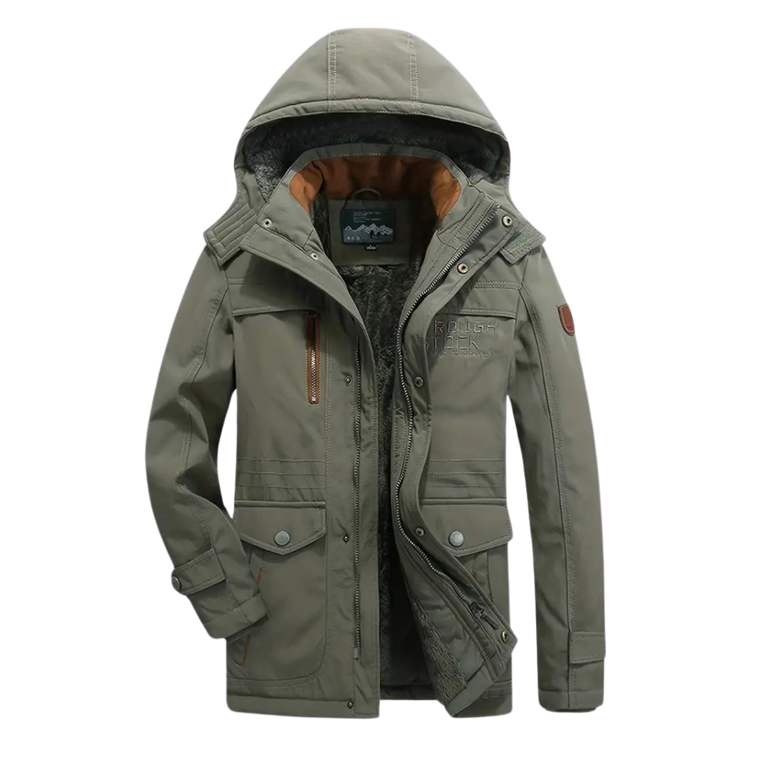 Men's Lined Outdoor Jacket | Waterproof & Windproof
