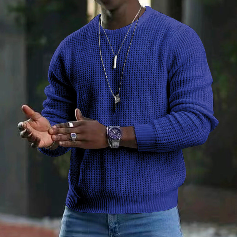 Men's Long-Sleeve Crew Neck Sweater