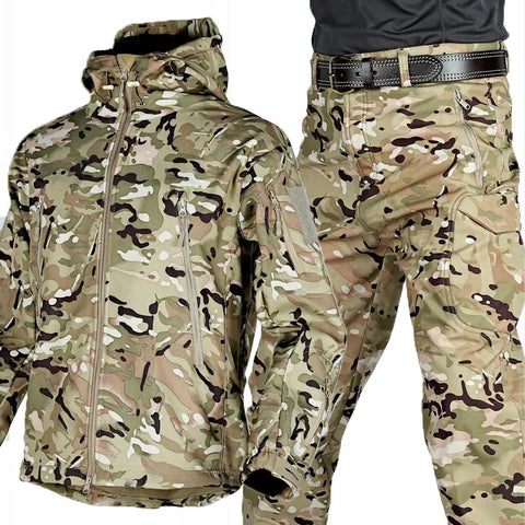 Men's Multifunctional Jacket with Fleece Lining and Zipper – Charly Fashion