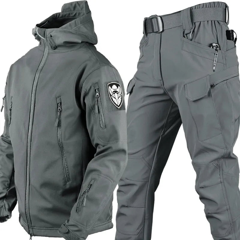 Men's Multifunctional Jacket with Fleece Lining and Zipper – Charly Fashion