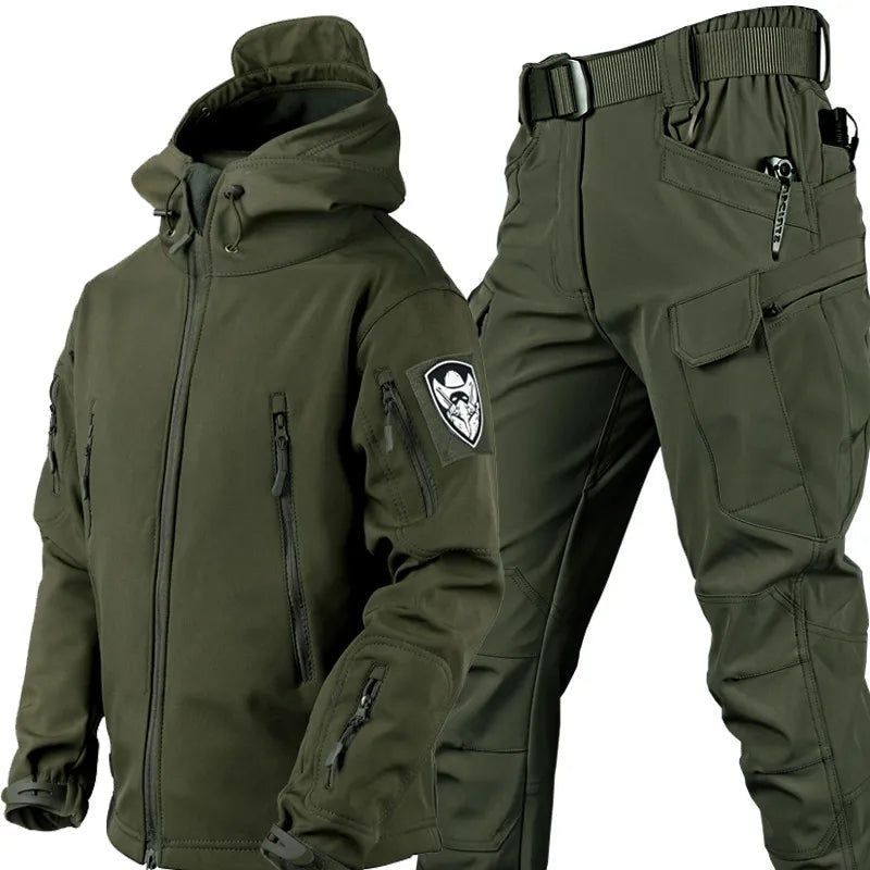 Men's Multifunctional Jacket with Fleece Lining and Zipper – Charly Fashion