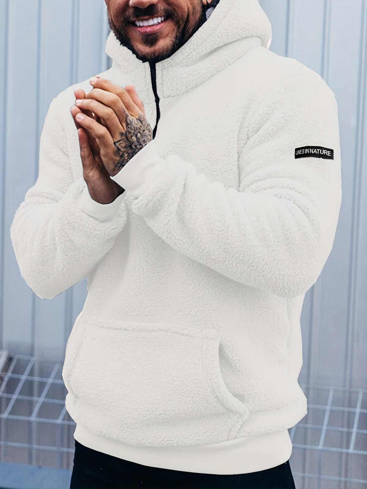 Men's Plush Zip Hoodie